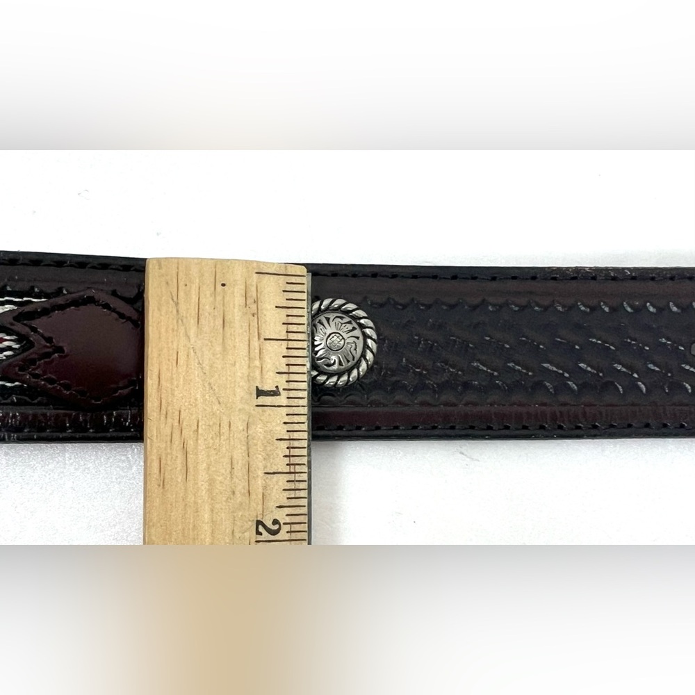 Vintage Southwestern Aztec Western Concho Belt - Picture 12 of 13